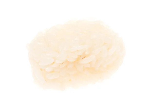 The boiled Chinese rice on a white background — Stock Photo, Image