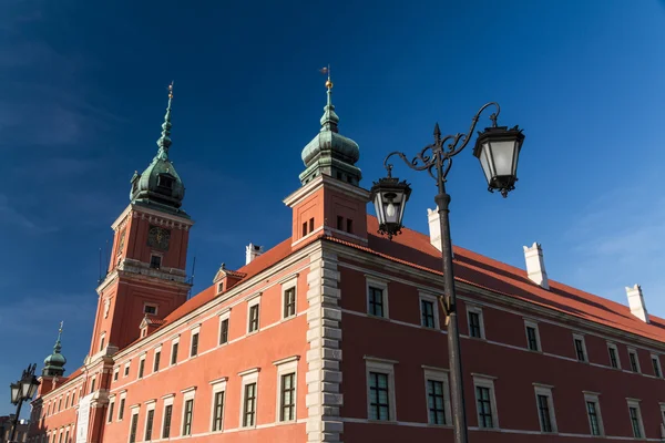 Varşova, Polonya. eski şehir - ünlü royal castle. UNESCO dünya onu