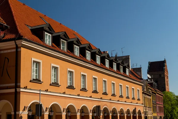 Centrum van de stad van Warschau, Polen — Stok fotoğraf