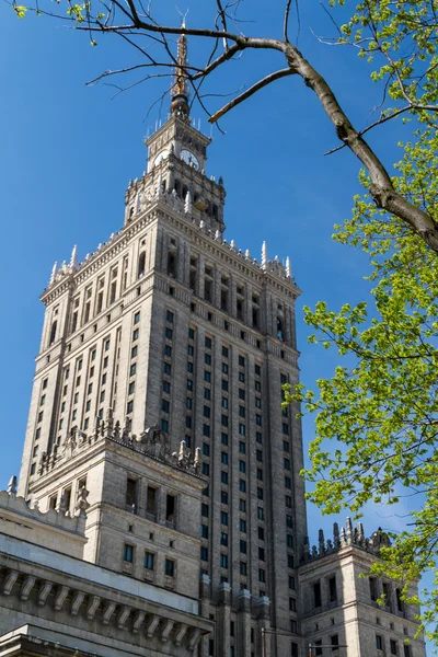 Palacio de Cultura y Ciencia, Varsovia, Polonia — Foto de Stock