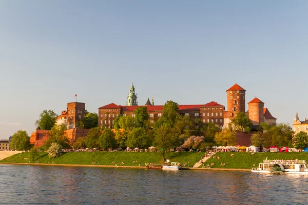 A Krarow, a Wawel királyi vár — Stock Fotó