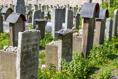 bir Yahudi Mezarlığı kurmak remuh mezarlıktır Krakow, Polonya,