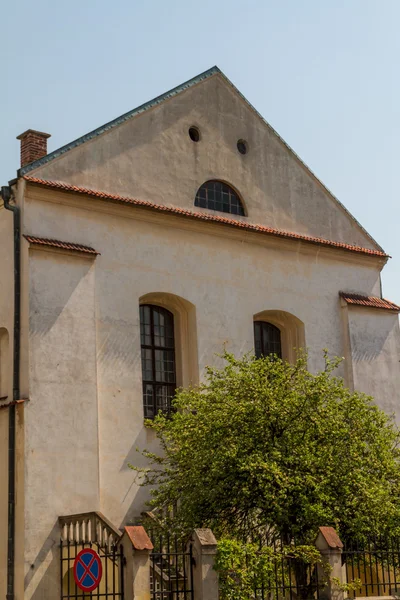 Sinagoga antiga Izaaka no distrito de Kazimierz de Cracóvia, Polônia — Fotografia de Stock