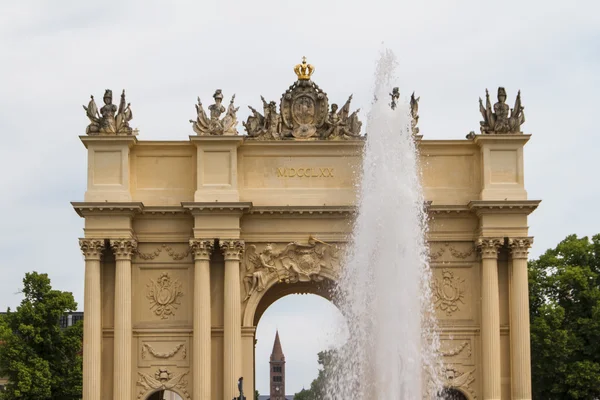 Brandenburgi kapu a Potsdam, Berlin, Németország — Stock Fotó