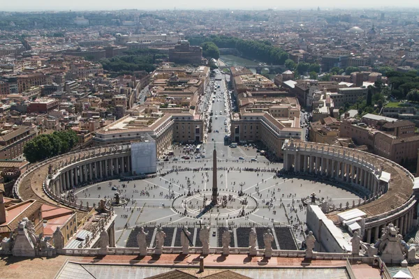 Plac Świętego Piotra z Rzymu w państwie Watykan — Zdjęcie stockowe