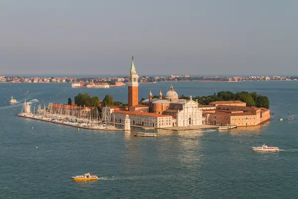 Uitzicht op het eiland San Giorgio, Venetië, Italië — Stockfoto