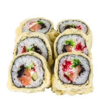 Japon mutfağı-Tempura Maki Sushi (Deep Fried sa ve yapılan rulo