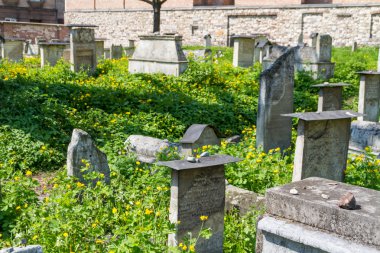 bir Yahudi Mezarlığı kurmak remuh mezarlıktır Krakow, Polonya,
