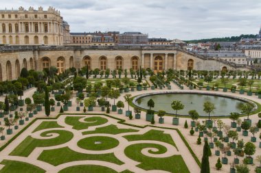 ünlü paris yakınlarındaki palace versailles, Fransa ile güzel garde