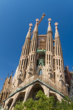 Barcelona, İspanya-25 Haziran: sagrada familia 25 Haziran 2012: la