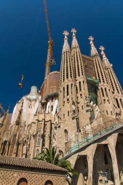 Barcelona, İspanya-25 Haziran: sagrada familia 25 Haziran 2012: la