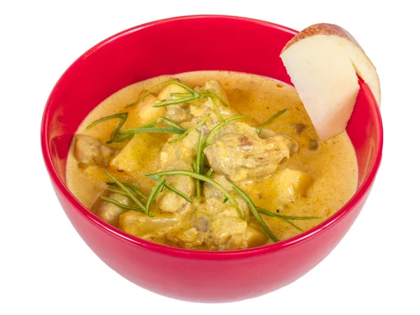 Gele kerrie kip (Massaman Curry Kip) — Stockfoto
