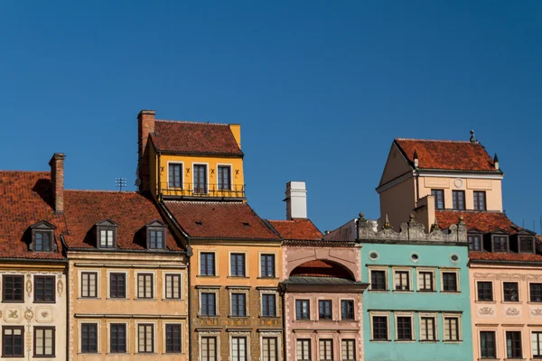 Kasteel plein in Warschau, Polen — Stockfoto