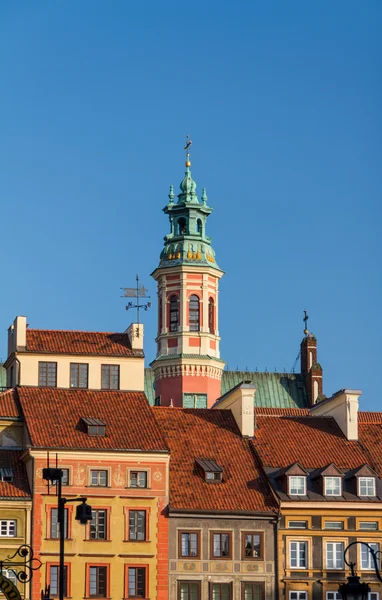 Zámecké náměstí ve Varšavě, Polsko — Stock fotografie