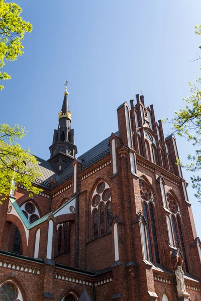 Saint florian's cathedral i Warszawa, Polen — Stockfoto