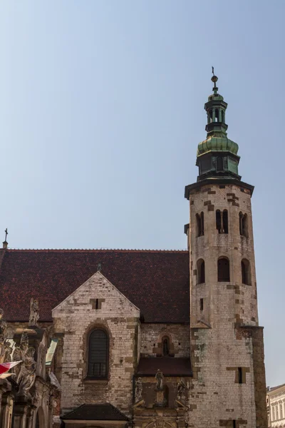 Romanesque church of St Andrew tower in Krakow built between 107 — Stock Photo, Image