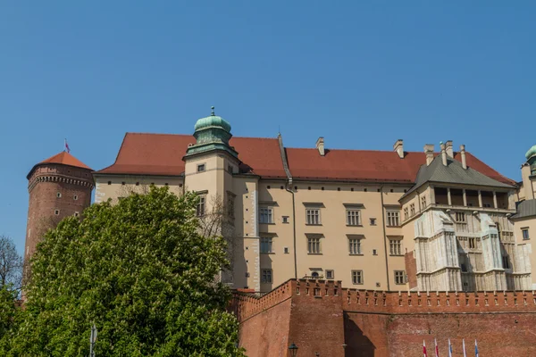 Királyi vár a Wawel, Krakkó — Stock Fotó