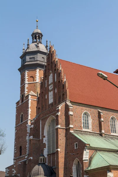 Krakow - corpus christi kyrka grundades av kasimirus iii den — Stockfoto