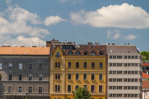 tipik binalar 19. yüzyıl budape buda castle bölgesinde