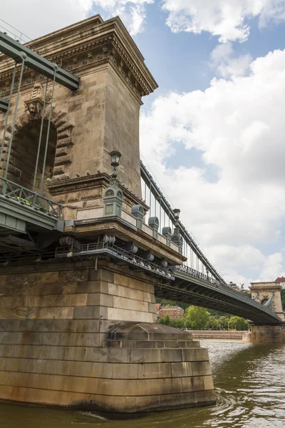 Puente de la cadena de Budapest, Hungría — Foto de Stock