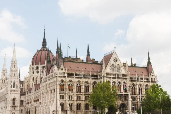 Budapest, the building of the Parliament (Hungary) — Stock Photo, Image