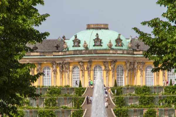 Schloss Sanssouci en Potsdam, Alemania — Foto de Stock