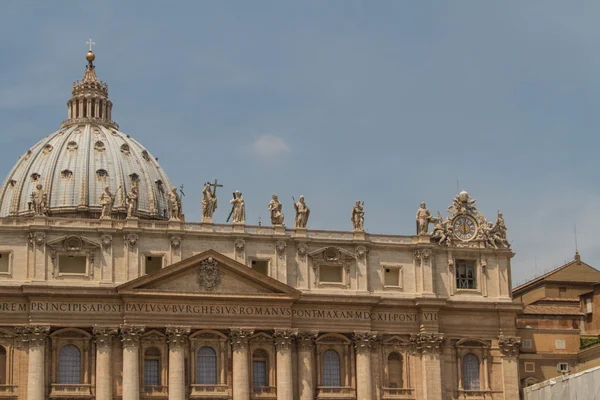 Basilica di san pietro, rome Italië — Stockfoto