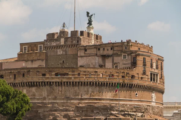 Mausoleum av Hadrianus, känd som castel sant'angelo i rom — Stockfoto