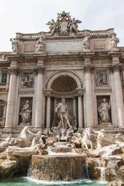 Fontän di Trevi - mest kända Roms fontäner i världen. Jag — Stockfoto