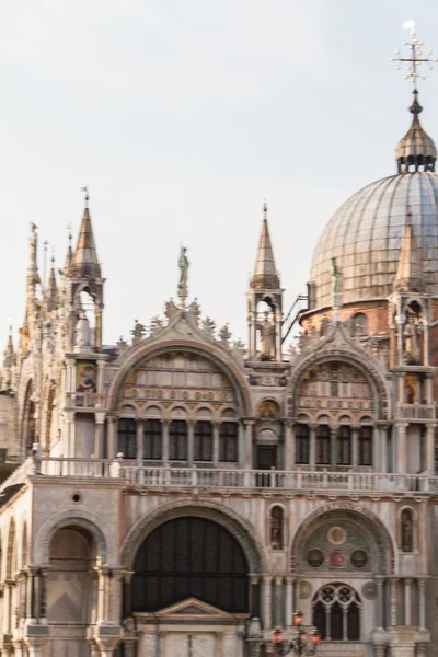 Basílica de San Marcos, Catedral, Estatuas de la Iglesia Mosaicos Detalles —  Fotos de Stock