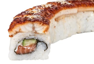 Japon mutfağının - maki rulo ile salatalık, krem c