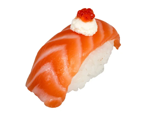 Sushi salmão saquê — Fotografia de Stock