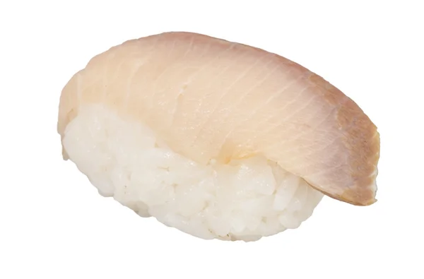 Closeup of a young yellow-tail sushi — Stock Photo, Image