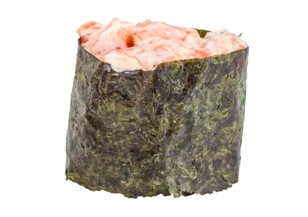 Sushi with salmon on white background isolated — Stock Photo, Image