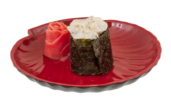 Japanese squid sushi — Stock Photo, Image