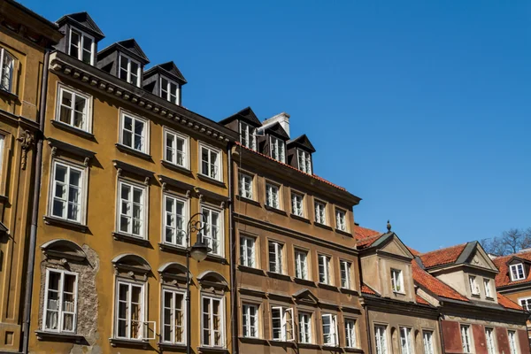 Centrum van de stad van Warschau, Polen — Stok fotoğraf