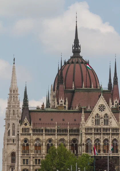 Budapest, parlamentets bygning (Ungarn ) - Stock-foto