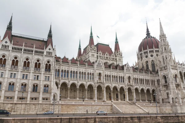 Budapest, the building of the Parliament (Hungary) — Stock Photo, Image