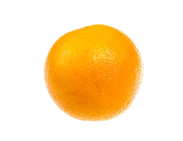 Ripe orange isolated on white background — Stock Photo, Image