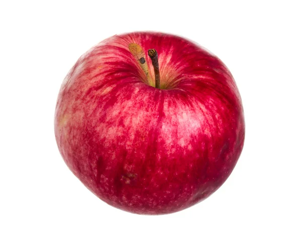 Pomme rouge isolée sur fond blanc — Photo