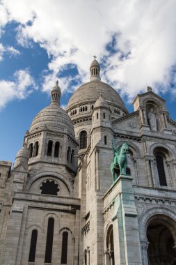 Basilique du Sacré coeur, montmartre, paris, fra dış mimarisi