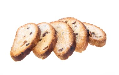 beyaz arkaplanda çerezler