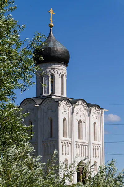 Church of the Intercession on the River Nerl — Stock Photo, Image