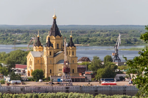 Catedral de San Alejandro Nevski. Nizhny Novgorod, Rusia — Foto de Stock