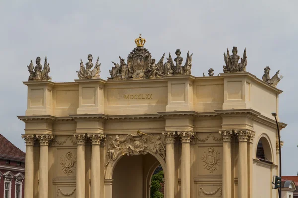 Portão de Brandemburgo de Potsdam, Berlim, Alemanha — Fotografia de Stock