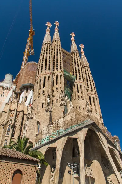 BARCELONA, ESPANHA-JUNHO 25: Sagrada Família em JUNHO 25, 2012: La — Fotografia de Stock