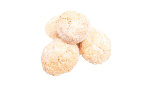 Sladké cookies izolované na bílém pozadí — Stock fotografie