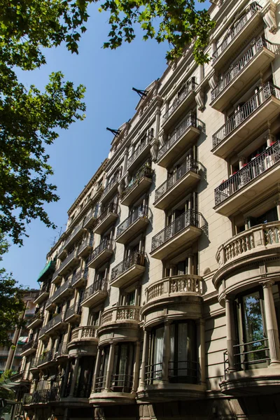 Vecchia bella architettura Barcellona (Spagna ) — Foto Stock