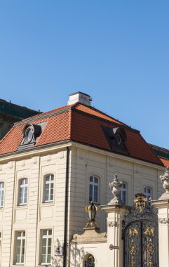 centrum van de stad van Warschau, Polen
