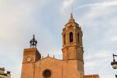 Eski güzel mimari Barcelona (İspanya)